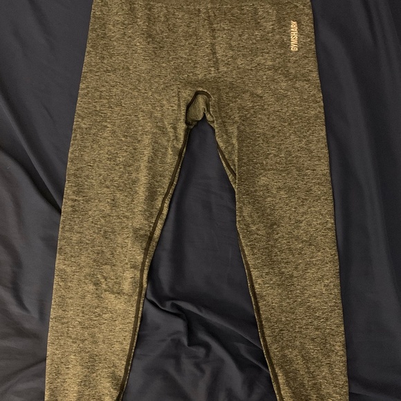 Gymshark Adapt Marl Seamless Leggings Black - Picture 1 of 4